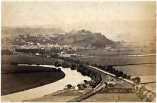 Sterling from Abbey Craig English panorama 1870c Albumen ph James Valentine L199 picture