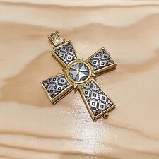Sterling Silver Orthodox Cross for Relics Catholic Crucifix picture