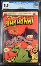 Adventures Into the Unknown 45 CGC 5.5 ACG Ken Bald Cover 1953 picture