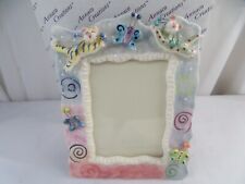 Whimsiclay Amy Lacombe Cat Butterfly Picture Frame Annaco Creations 23664 picture