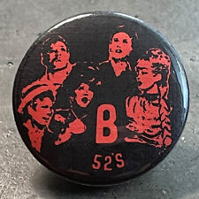 RARE Vintage early 1980s the B-52s pin button Athens GA band badge 1.5
