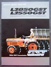 Kubota - L2550GST-L2850GST- Diesel Tractors Dealer Sales Brochure - 1988 picture