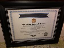 PRESIDENT'S COMMEMORATIVE AWARD - DISTINGUISHED FEDERAL SERVICE CERT. / Type-1 picture