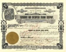 Tamarack and Chesapeak Mining Co. - Mining Stock Certificate - Mining Stocks picture