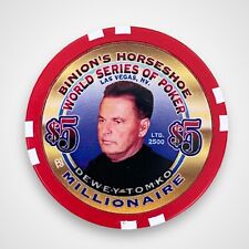 Binion's Horseshoe World Series of Poker Millionaire $5 Poker Chip DEWEY TOMKO picture