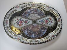 DAHER Decorated Ware 1971 OVAL Metal TRAY Made in England 20