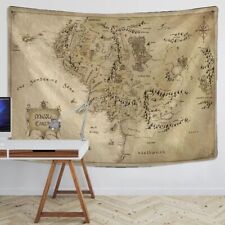 Lord Of The Rings Middle Earth Map Tapestry Wall Hanging Boho Decor Tapestry picture