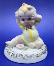Vintage RARE Nikoniko Baby Boy Porcelain Figurine Hand Painted Made in Japan picture