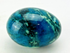 Blue Egg Shaped Marble Palm Stone picture