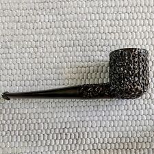 Tobacco Smoking Pipe Briar Wood Vintage 80s Real Hand made Dark Brown VTG No Box picture