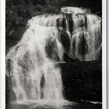 c1940s Tellico Plains, TN RPPC Bald River Falls Cherokee Forrest Park Photo A200 picture