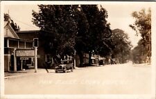 Real Photo Clarke's Store Main Street Crown Point NY Adirondacks RP RPPC N168 picture