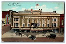 Great Falls Montana Postcard Liberty Theatre Aerial View Building c1920 Unposted picture