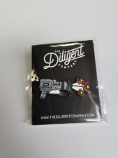 Video Camera Shooting Flowers Lapel Pin The Diligent Company Video Production Co picture