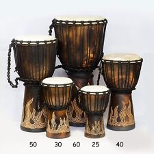 Handcrafted Djembe Drums  Carved Flamme Collection 10