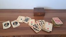 Antique 2 decks playing cards Ferd. Piatnik a synové Ritter & spol. Prague 1920s picture