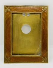 Fabergé Style Art Deco Guilloché Enamel Fleur de Lis Gilt Brass Table Top Frame picture