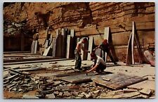 Pennsylvania~Blue Stone Quarry~1950s Postcard picture