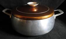 Vintage Regal Ware Aluminum Pan Dutch Oven Stock Pot Double Handle Gold Tone Lid picture