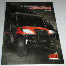 *Kioti Mechron 2200 Utility Vehicle UTV Sales Brochure ORIGINAL 6/12 Literature picture