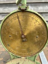 Antique/Vintage Salter No 50 weighing scales 1953 no pan ex-military brass dial picture