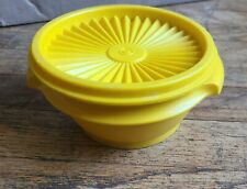 Tupperware Vintage Yellow 1323-14 Bowl with  Lid picture
