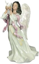 Cosmos 96571 Fine Porcelain African American Angel Musical Figurine, 9-1/8-In... picture
