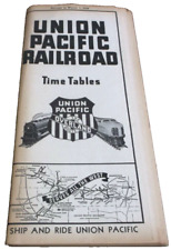 MARCH 1939 UNION PACIFIC SYSTEM PUBLIC TIMETABLE picture