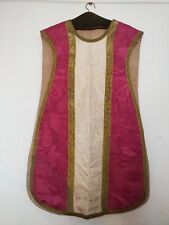 vintage beautiful church vestment Chasuble silk brocade Christian textile 1000 picture