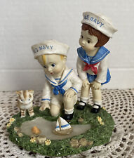 Effanbee Heart to Heart High Seas Patsy and Skippy Bisque Figurine 1996 picture