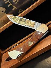 VINTAGE Schrade USA 5th Anniv 1998 Commemorative Handyman Club Knife serial#0099 picture