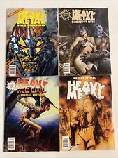 HEAVY METAL magazine 4 issue lot Horror Special, War Machine, Greatest Hits 1993 picture