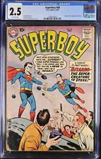 Superboy #68 CGC GD+ 2.5 1st Appearance of Bizarro Swan/Kaye Cover Art picture