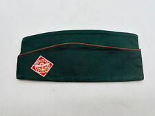 BSA Explorer 1950s-60s Garrison Cap Style Hat Sanforized Medium Boy Scouts picture