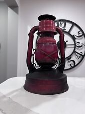 Dietz N.Y. U.S.A. No. 2 D-Lite Lantern Antique Red Vintage Oil Kerosene Old Lamp picture