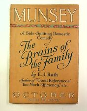Munsey's Magazine Pulp Oct 1920 Vol. 71 #1 VG- 3.5 picture