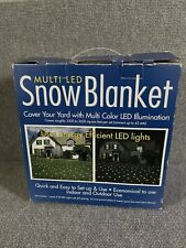 Christmas 50 Multi Color LED Illumination Outdoor Snow Blanket Yard Lights New picture