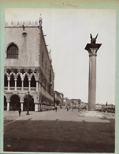 Italy, Venezia, Palazzo Ducale Vintage Print, Albumin Print 27 picture