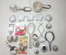 27 Piece Aluminum Kitchen Ware Lot Vintage Baking Cooking Tools Mirro Foley  picture