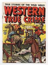 Western True Crime #15 GD 2.0 1948 picture