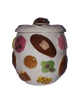 1950's Napco “Cookies All Over” Cookie Jar with Lid  picture
