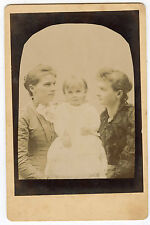 Cabinet Photo - 2 Ladies, Baby in Middle - 3 Generation ?  picture