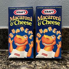 NIB Supreme Kraft Macaroni & Cheese Sealed Box 100% Authentic Pack Of 2 picture