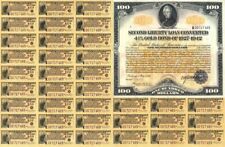 $100 2nd Liberty Loan Bond - 1918 U.S. Treasury Bond - U. S. Treasury Bonds, etc picture