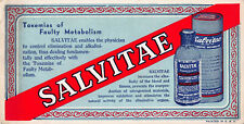 Salvitae, American Apothicaries Company, New York, Early Ink Blotter picture