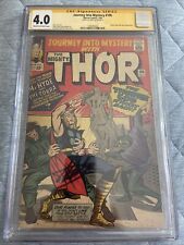 Journey Into Mystery With THOR # 106 CGC 4.0 signed by STAN LEE picture