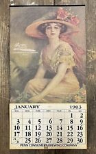 PENN CONSUMERS Brewing Co., Philadelphia, PA, 1903 Beer Calendar picture