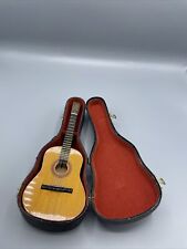 Vintage Mini Acoustic Guitar Wood Toy Guitarra Kid Display Gift Instrument picture
