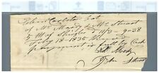 1835 Documents Ebenezer Carleton,  William Moody, John Stuart, Bundles Shingles  picture