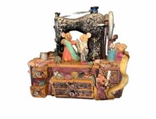 Classic Treasures Music Box Sewing Machine Mice. Plays “My Favorite Things” picture